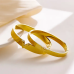 Luxury V-Clasp Bangle -18K Gold Plated