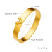 Luxury V-Clasp Bangle -18K Gold Plated